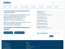 Tablet Screenshot of jetter.fi